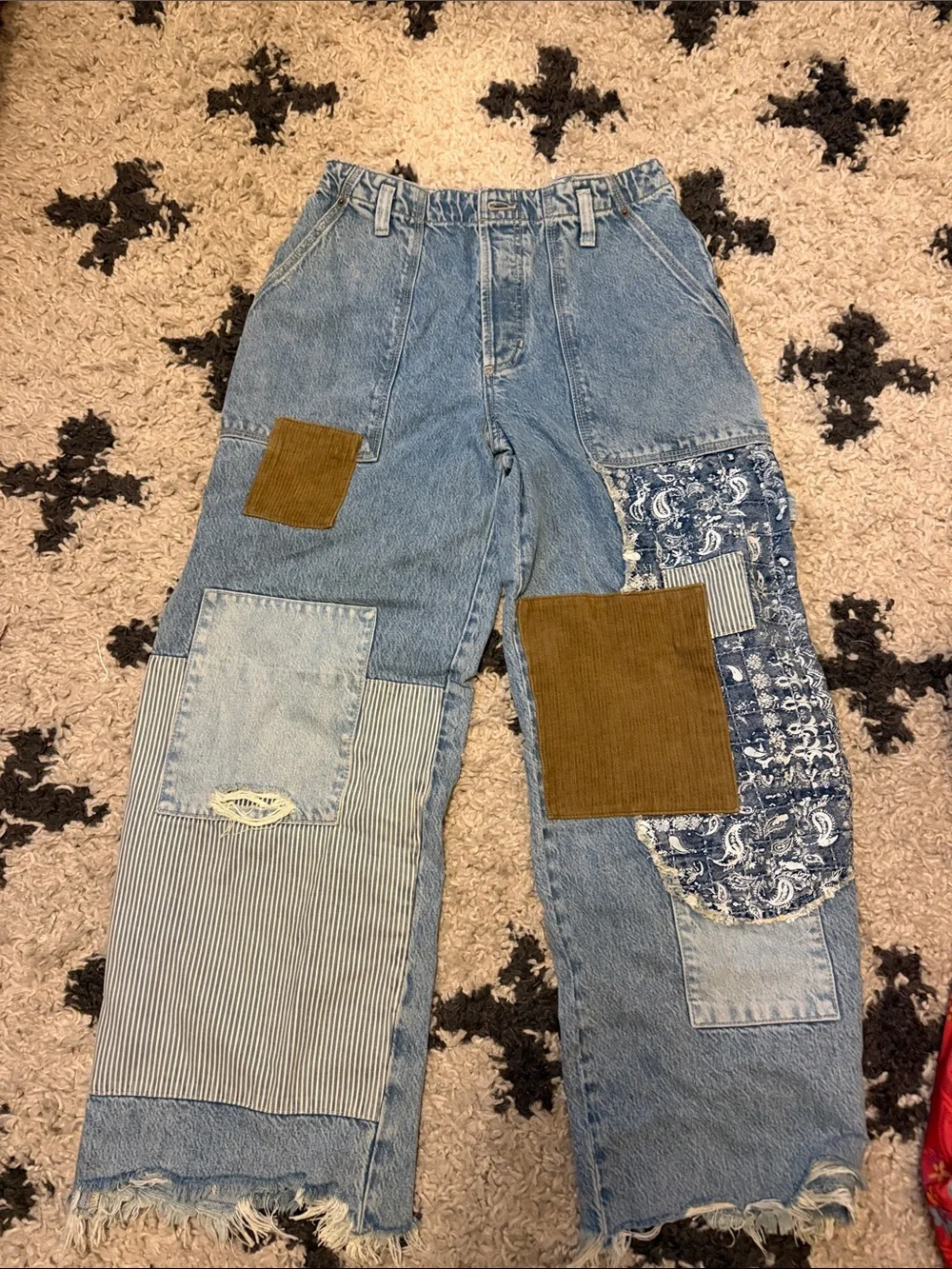 Free People | Popular Demand Patch Jeans